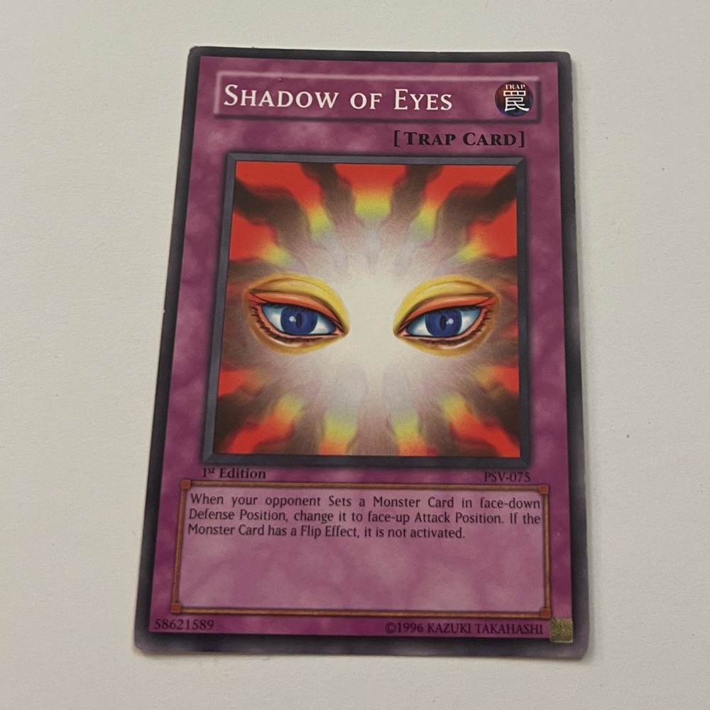 Yu-Gi-Oh 1st Edition Shadow Of Eyes Card